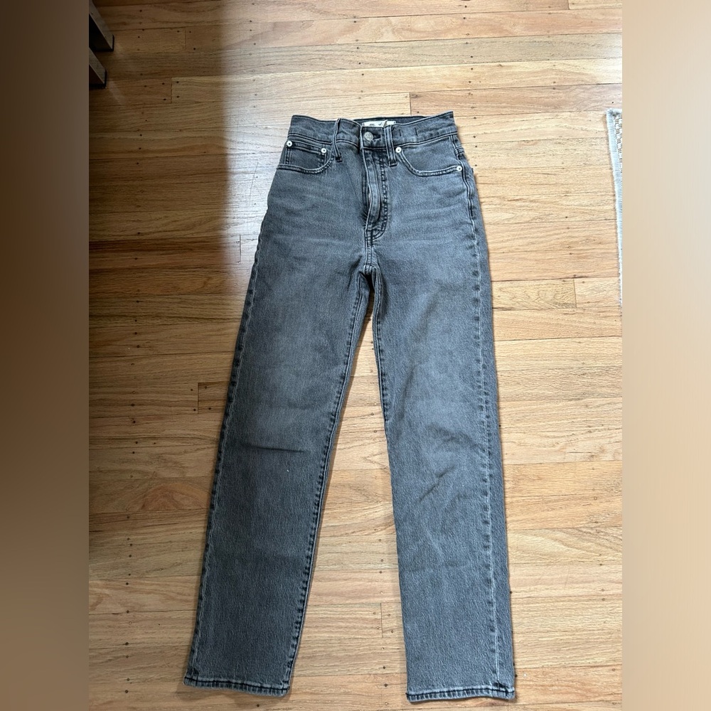 Madewell straight leg jeans
